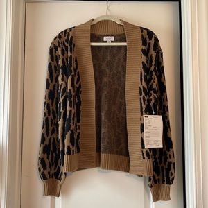 Leopard Cardigan